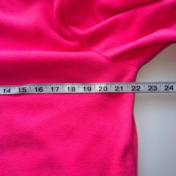 Telluride Clothing Co. Hot Pink Fleece Pullover w/ Split Cuffs & Funnel Neck XL - Picture 8 of 10